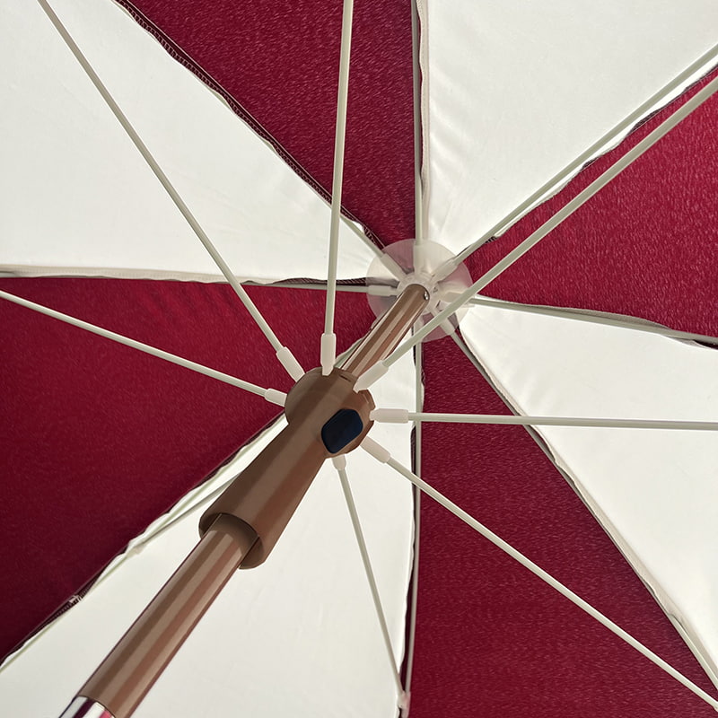 2M Fiber Çerçeve, Hafif Alüminyum Şaft, Sıradan Güneş Şemsiyesi.